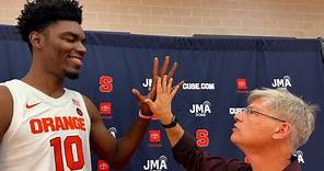 Looking up to the tallest Syracuse basketball player in history