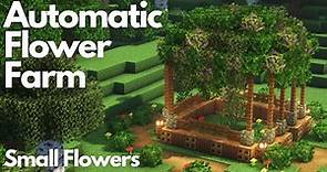 AUTOMATIC FLOWER FARM SMALL FLOWERS | Minecraft Tutorial | Java [1.21+]