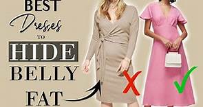 The BEST dresses to HIDE BELLY FAT and still look ELEGANT | Classy Outfits for Women
