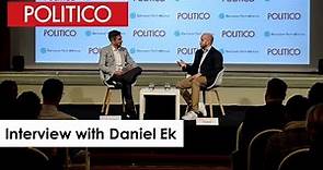 Interview with Spotify CEO Daniel Ek | POLITICO Playbook Live