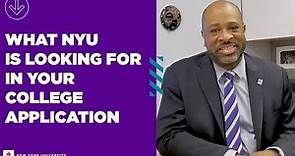 What NYU is Looking for in Your College Application