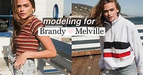 What It's Like to Model for Brandy Melville + HUGE clothing haul! | Summer Mckeen