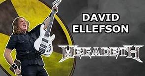 David Ellefson bass rig - Megadeth - Know Your Bass Player (part 1/2)