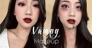*萬聖節吸血鬼 紅色妝容 Vampire Makeup For Halloween | Dior