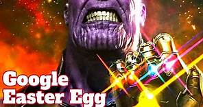 Google Easter Egg *Google Thanos*