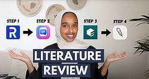 How To Write A Strong Literature Review Using AI | Write In 4 Easy Steps