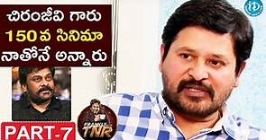 Director N Shankar Exclusive Interview Part #7 || Frankly With TNR | Talking Movies With iDream