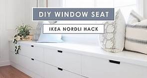 DIY Window Seat with Ikea Nordli Hack