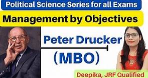 Management by Objectives (MBO) || Peter Drucker