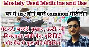 Commonly Used Medicine | OTC Medicine List | common medicine names and their uses