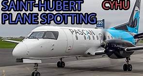 Ultimate Plane Spotting at Montreal Saint-Hubert airport (YHU) - SQ H145, B732, Saab 340 and more!
