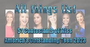 Miss America's Outstanding Teen 2023 State Titleholder profiles to get to know the contestants!