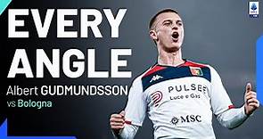 Gudmundsson’s masterful free-kick | Every Angle | Bologna-Genoa | Serie A 2023/24