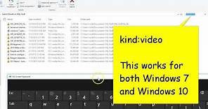 How to Search and Find All Your Videos, Movie and Video Files in Window 10