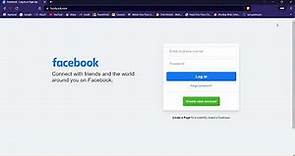 How to Login to Facebook.com | Sign In Facebook Account on Laptop