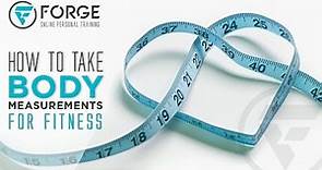 How To Take Body Measurements For Fitness Forge Online Personal Training