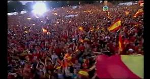2010-07-13 六點半新聞報道 -- 世界盃冠軍西班牙隊回國慶祝片段.rmvb