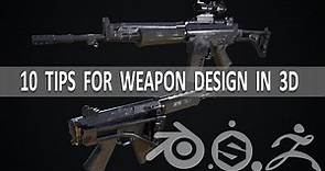 10 Weapon Design Tips for 3d Artists