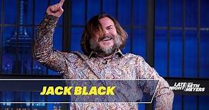 Jack Black Delivers the Best Entrance in Late Night History