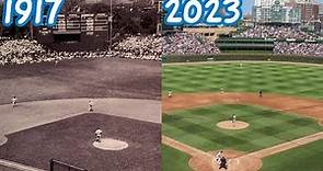 Wrigley Field through the years *Before and After*