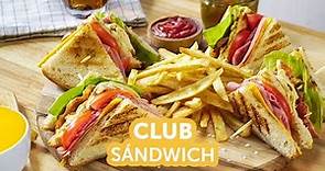 Club Sándwich con Papas | Recetas kiwilimón