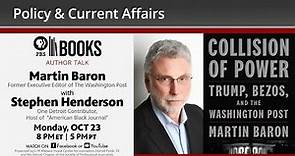 Author Talk Martin Baron