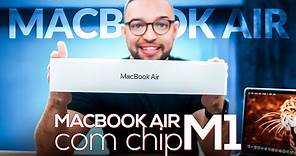 MacBook Air com CHIP M1! Gostei MUITO dele! UNBOXING e PRIMEIRAS IMPRESSÕES!