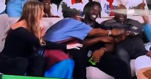 Watch Wild Video Of Olu Fashanu’s Mom Subtly Blocking His Girlfriend From Nearly Him After Being Drafted 11th Overall By The New York Jets