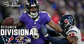 Houston Texans vs. Baltimore Ravens | Ronda Divisional | Resumen NFL en español | NFL Highlights