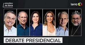 Acompanhe o debate entre os candidatos à Presidência da República