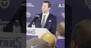 Titans coach Brian Callahan becomes emotional during his introductory press conference | Tennessean