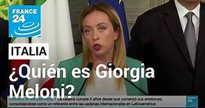 ¿Quién es Giorgia Meloni, futura nueva primera ministra de Italia? • FRANCE 24 Español