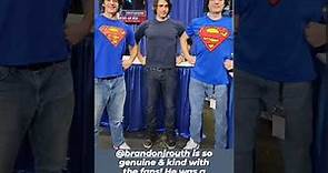 Meeting Brandon Routh (SUPERMAN RETURNS) at Rhode Island Comic-Con 2023