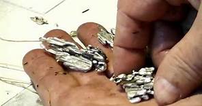 Make Silver Jewelry - How to cast free form silver pendants with Broom Straw, Pine Needles, & salt