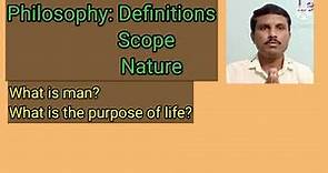 Nature and Scope of Philosophy