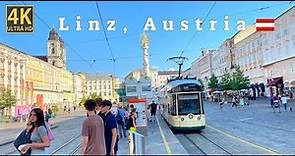 Linz, Austria 🇦🇹 | A Beautiful 🤩 Sunny ☀️ City Walking Tour | 4K Ultra HD 60 FPS