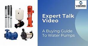 A buying guide to water pumps | Must watch