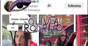 when you search “Olivia Rodrigo” on TikTok themed stickers will fall
