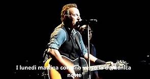 High Hopes - Bruce Springsteen - SUB ITA - live