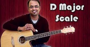 How To Play - D Major Scale - Guitar Lesson For Beginners