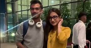 Yuzvendra Chahal Spotted With Wife Dhanashree Verma At Airport