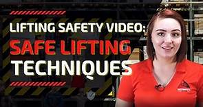 Lifting Safety Video: Safe Lifting Techniques in the Workplace