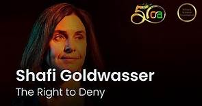 Right to Deny - Lecture by Shafi Goldwasser at IISc, Bangalore