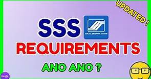 SSS Requirements for the First Time | How to Apply SSS | SSS E1 Form