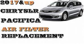 How to change replace Air filter in 2017-2023 Chrysler pacifica