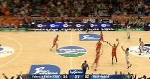 ¡Estratosférico triple de Sergio Llull ante el Valencia Basket! | Liga Endesa