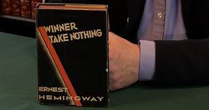 Winner Take Nothing, Ernest Hemingway. First Edition, 1933. Peter Harrington Rare Books