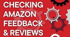 Amazon Seller 101: How to check product feedback, ratings, and reviews (15 second tutorial)