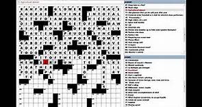 Wall Street Journal WSJ Crossword Puzzle 04-20-2024