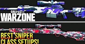 Call Of Duty WARZONE: The TOP 5 BEST SNIPER LOADOUTS! (WARZONE Best Setups)